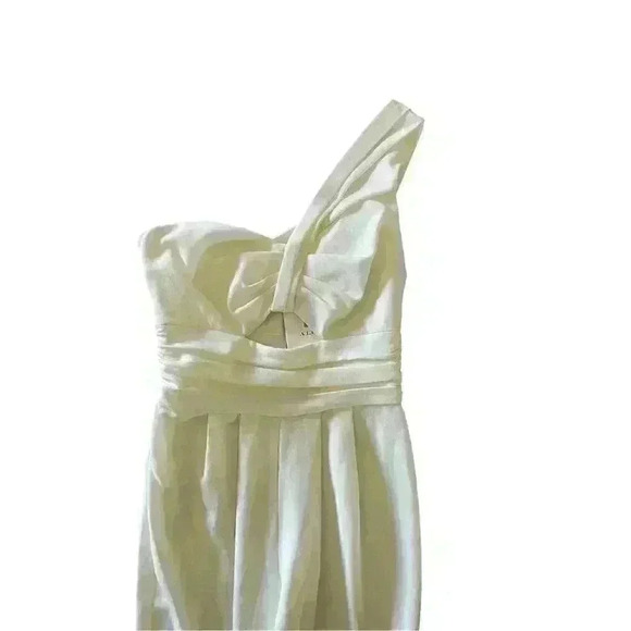 NWT ALC Athena Women White One Shoulder Cutout Delight Jumpsuit Size 4 - Picture 5 of 15
